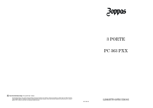 Manuale Zoppas PC363PXX Frigorifero-congelatore