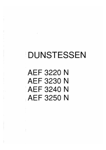 Handleiding ALNO AEF 3250 N Afzuigkap