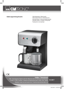 Manuale Clatronic KA 3459 Macchina da caffè