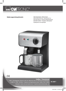 Manual Clatronic KA 3459 Coffee Machine