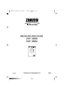Handleiding Zanussi-Electrolux ZWF 1650 W Wasmachine