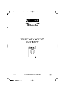 Handleiding Zanussi-Electrolux ZWF 1210 W Wasmachine
