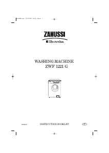 Handleiding Zanussi-Electrolux ZWF 1221 G Wasmachine