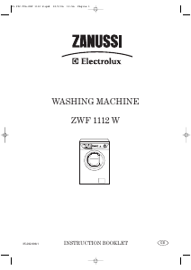Handleiding Zanussi-Electrolux ZWF 1112 W Wasmachine