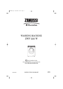 Handleiding Zanussi-Electrolux ZWF 1241 W Wasmachine