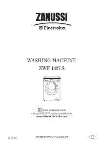 Handleiding Zanussi-Electrolux ZWF 1437 S Wasmachine