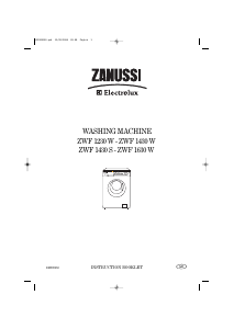 Handleiding Zanussi-Electrolux ZWF 1630 W Wasmachine