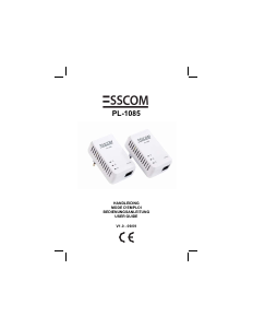 Mode d’emploi Esscom PL-1085 Adaptateur CPL