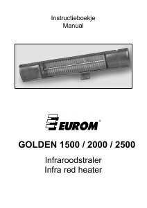 Handleiding Eurom Golden 2000 Terrasverwarmer