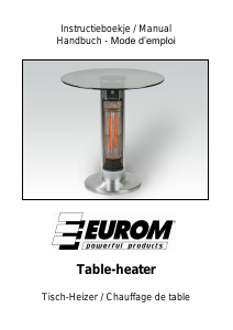 Mode d’emploi Eurom Outdoor Table Radiateur de terrasse