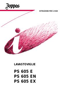 Manuale Zoppas PS605E Lavastoviglie