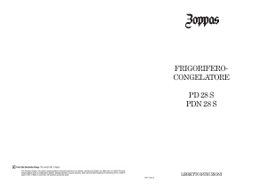 Manuale Zoppas PDN28S Frigorifero-congelatore