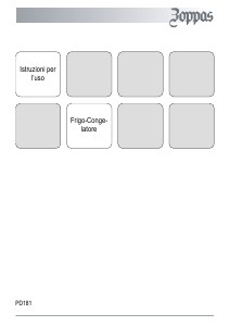 Manuale Zoppas PD181 Frigorifero-congelatore