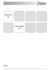 Manuale Zoppas PD284X Frigorifero-congelatore