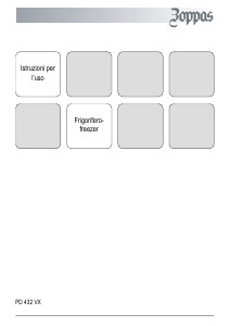 Manuale Zoppas PD432VX Frigorifero-congelatore