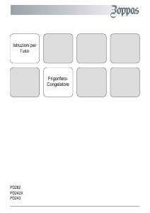 Manuale Zoppas PD231 Frigorifero-congelatore