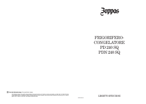 Manuale Zoppas PDN240SQ Frigorifero-congelatore