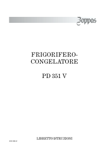 Manuale Zoppas PD351VX Frigorifero-congelatore