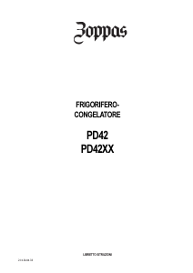 Manuale Zoppas PD42XX Frigorifero-congelatore