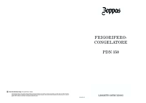 Manuale Zoppas PDN350 Frigorifero-congelatore