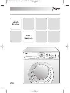 Manuale Zoppas Z105 Lavatrice