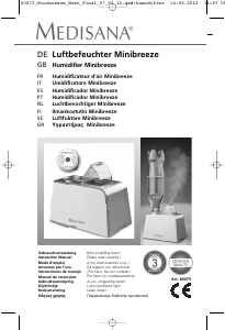 Manual de uso Medisana Minibreeze Humidificador