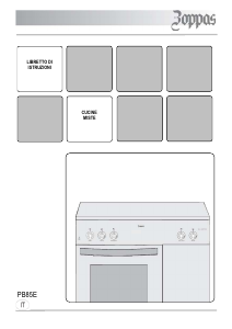 Manuale Zoppas PB85EW Cucina