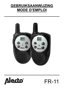 Mode d’emploi Alecto FR-11 Talkie-walkie