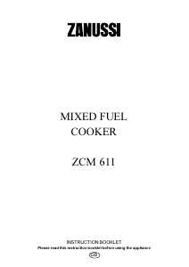 Bruksanvisning Zanussi-Electrolux ZCM611X Spis