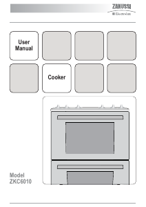 Bruksanvisning Zanussi-Electrolux ZKC6010W Spis