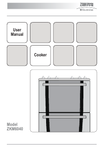 Bruksanvisning Zanussi-Electrolux ZKM6040WN Spis