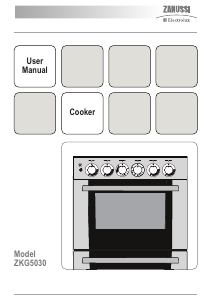 Bruksanvisning Zanussi-Electrolux ZKG5030XN1 Spis