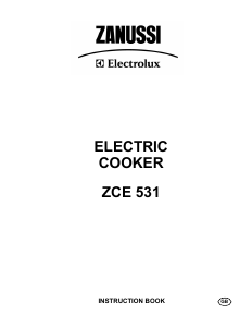 Bruksanvisning Zanussi-Electrolux ZCE531X Spis