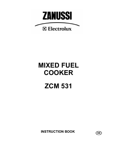 Bruksanvisning Zanussi-Electrolux ZCM531X Spis