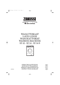 Handleiding Zanussi-Electrolux IZ12 Wasmachine