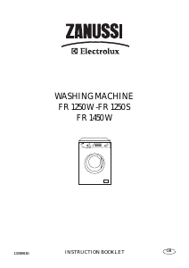 Handleiding Zanussi-Electrolux FR 1250 W Wasmachine