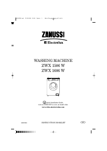 Handleiding Zanussi-Electrolux ZWX 1606 W Wasmachine