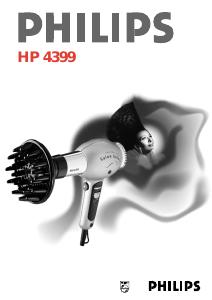 Käyttöohje Philips HP4399 Hiustenkuivain