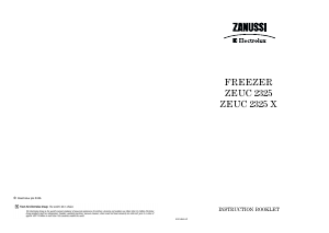 Bruksanvisning Zanussi-Electrolux ZEUC2325X Frys