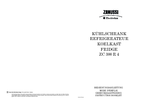 Bruksanvisning Zanussi-Electrolux ZC300R4 Kylskåp