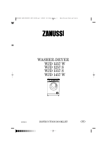 Manual Zanussi WJD1357S Washer-Dryer