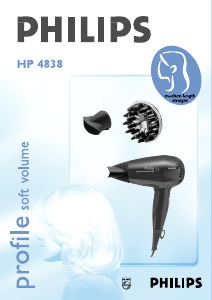 Handleiding Philips HP4838 Haardroger