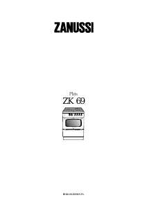 Rokasgrāmata Zanussi ZK69 Kombinētā plīts