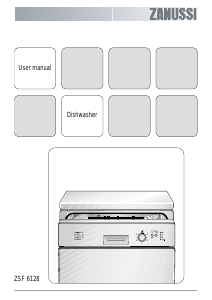 Bruksanvisning Zanussi ZSF6128G Diskmaskin