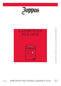 Manuale Zoppas PLA147D Lavasciuga