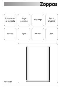 Bruksanvisning Zoppas PBF11420SK Frys