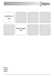 Manuale Zoppas PPD282 Frigorifero-congelatore