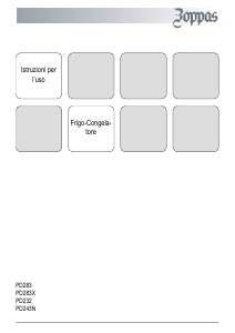 Manuale Zoppas PD243N Frigorifero-congelatore