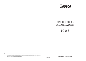 Manuale Zoppas PC28S Frigorifero-congelatore