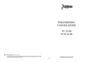 Manuale Zoppas PC31SB Frigorifero-congelatore